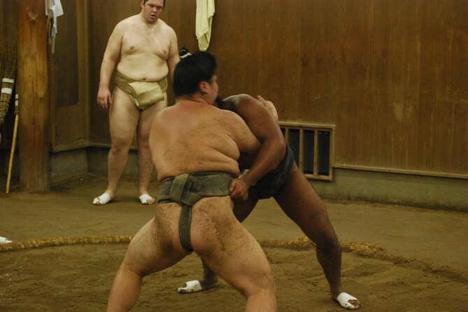 Tokyo: Sumo Morning Practice -Stable Visit Tour with a Guide - A coach, apprentices, and the sound of real training