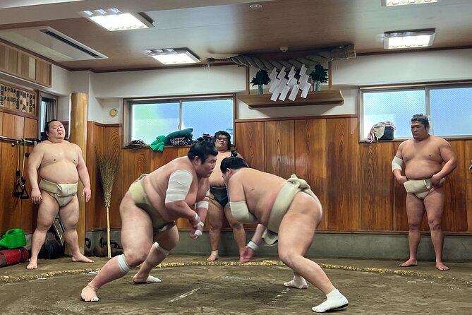 Tokyo Sumo Morning Training/ Sumo Practice with Wrestlers - Seeing sumo before the public ever arrives