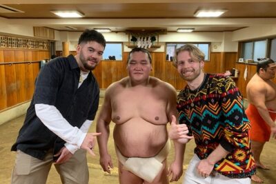 Tokyo Sumo Morning Training/ Sumo Practice with Wrestlers - Inside the stable, quiet is part of the experience