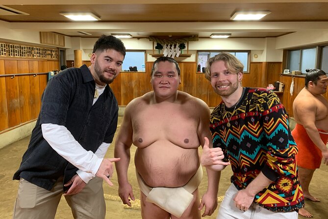 Tokyo Sumo Morning Training/ Sumo Practice with Wrestlers - Inside the stable, quiet is part of the experience