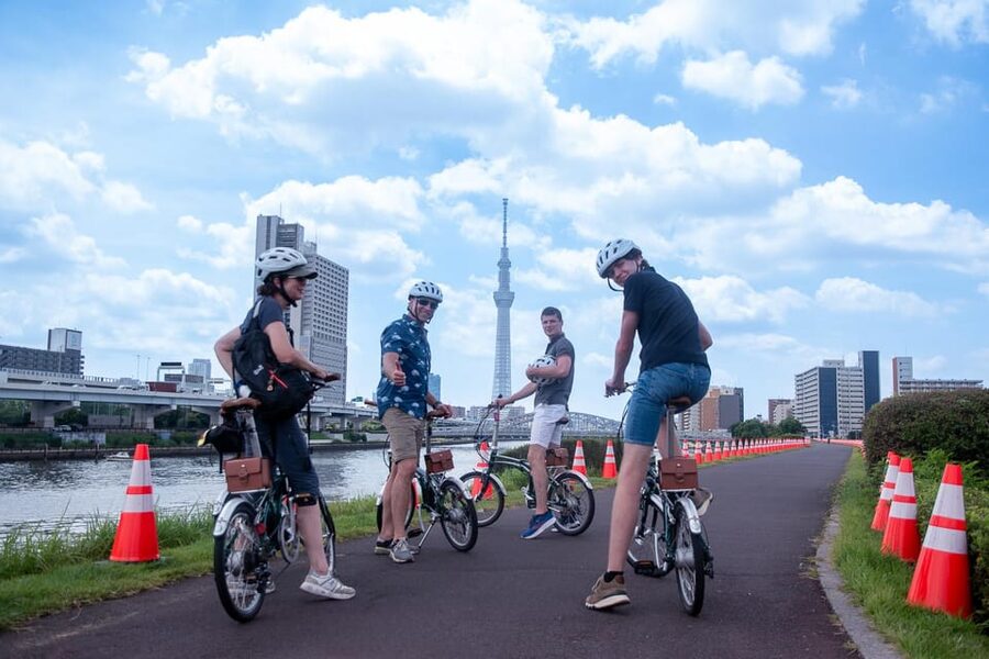 Tokyo: Super Local Private E-bike Cycling Tour from Asakusa - Kitasenju, a local neighborhood with its own character