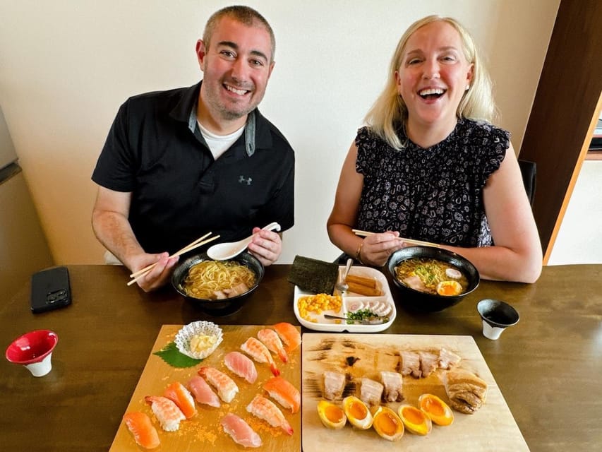 Tokyo: Sushi and Ramen Cooking Class with Sake Pairing Set - Arriving at HAUS Tsukishima