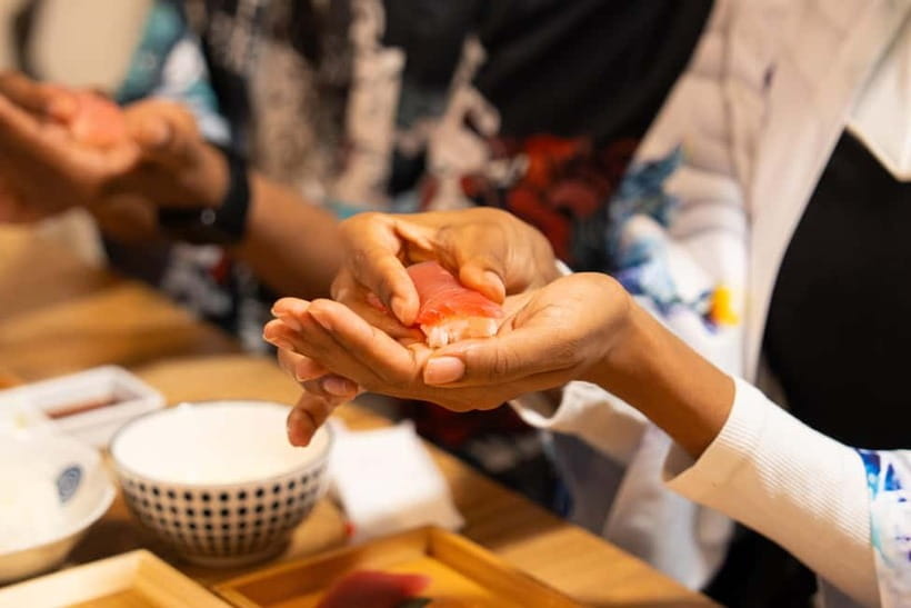 Tokyo: Sushi Making Class in a Happi Coat near a Famous Spot - Price, cancellation, and booking advice