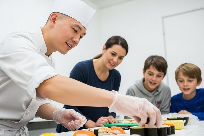 Tokyo Sushi Making Class : Sake Ceremony & Matcha Experience - The Asakusa Location Makes Planning Easy
