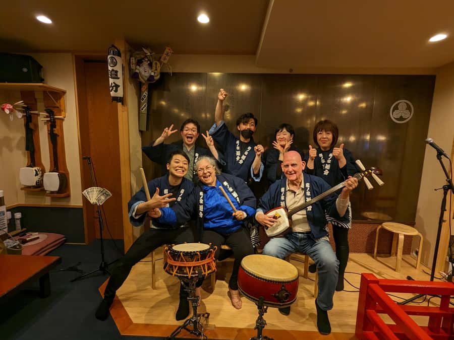 Tokyo: Traditional Asakusa Music Show with Dinner - Hearing shamisen and traditional folk songs up close