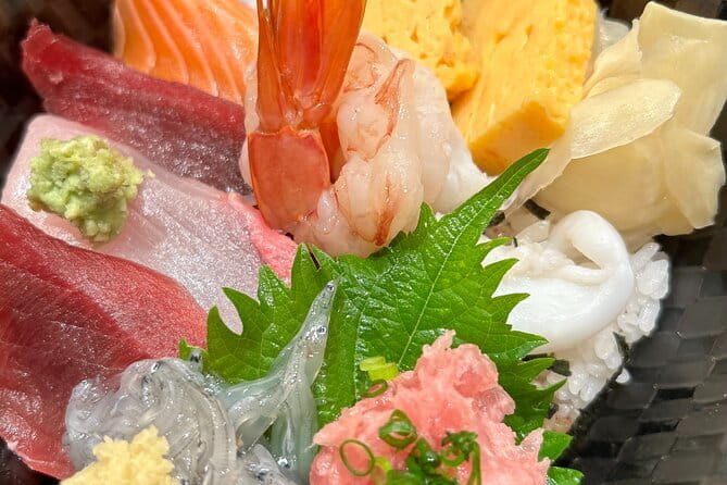 Tokyo Tsukiji Fish Market Food Tour: 15 Stops & Walk Local Street - Walking through Tsukiji Jogai Market