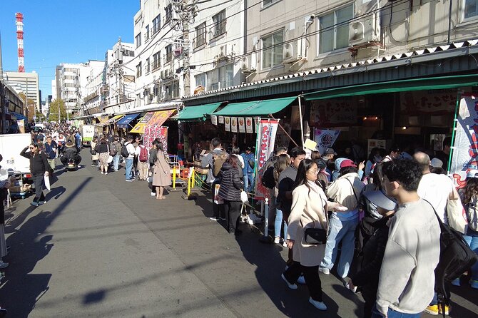 Tokyo Tsukiji Fish Market Walking and Exploring Hidden Gems Tour - Namiyoke Inari Shrine and working Tsukiji
