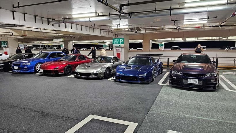 Tokyo: Visit Every Car Meet in Tokyo in a Widebody R35 GTR! - Meeting in Akihabara and heading to A Pit Autobacs