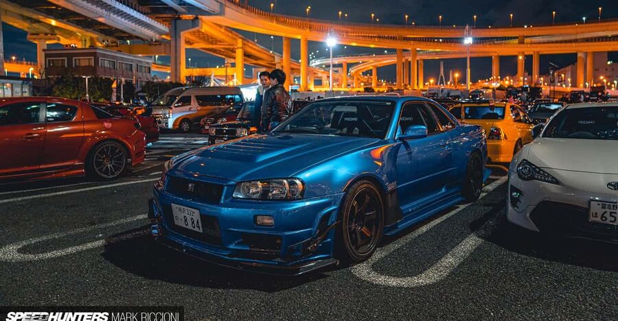 Tokyo/Yokohama: Private JDM Daikoku/大黒 Car Meet With Driver - Umihotaru, the parking area in the sea