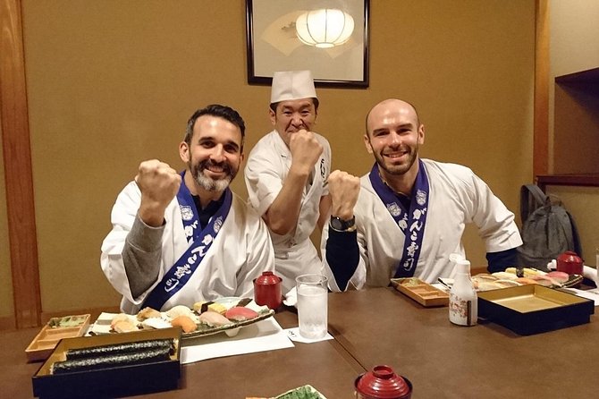 Tsukiji Fish Market Guided Tour and Sushi Making with Pro Chef - The small classroom above the market