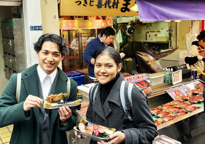 Tsukiji Fish Market: Street Food & Culture Walking Tour - The final 20 minutes and returning to the temple