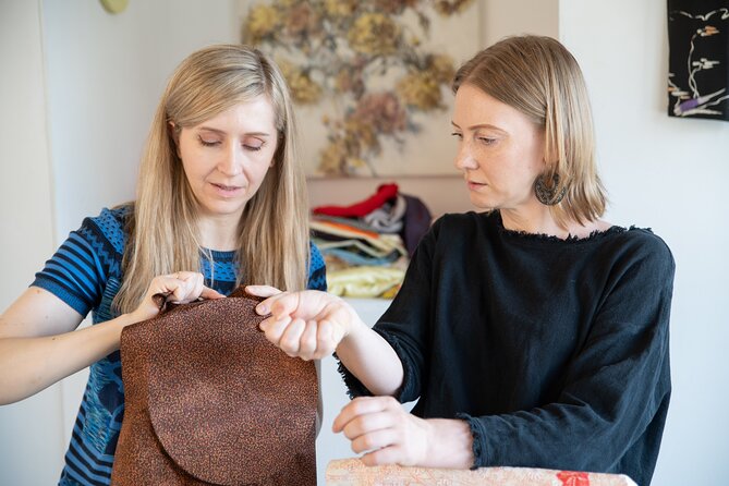 Turn Antique Kimono into Take-Home Interior Art - Guidance from Lena and the hands-on balance