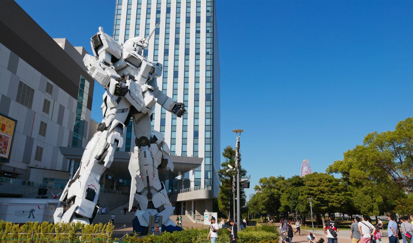 Gundam Statue In Odaba