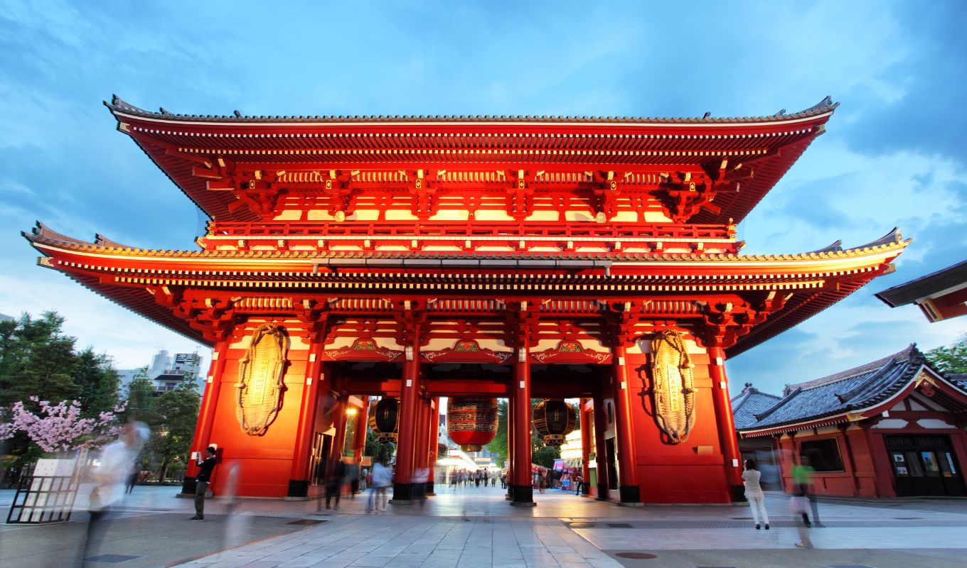 Sensoji Temple In Asakusa Tokyo